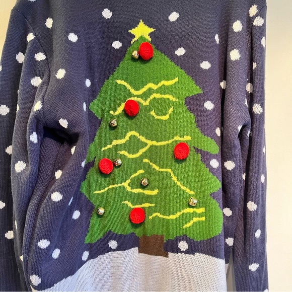 New! [H&M] Holiday Christmas Tree Sweater & matching beanie - Picture 6 of 9